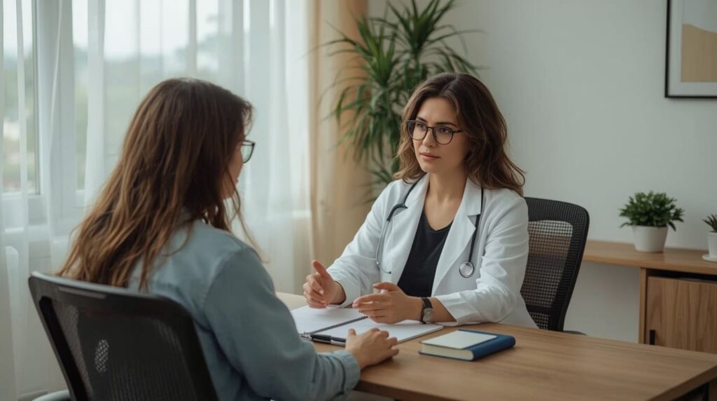 Pessoa escondendo sintomas de depressão
