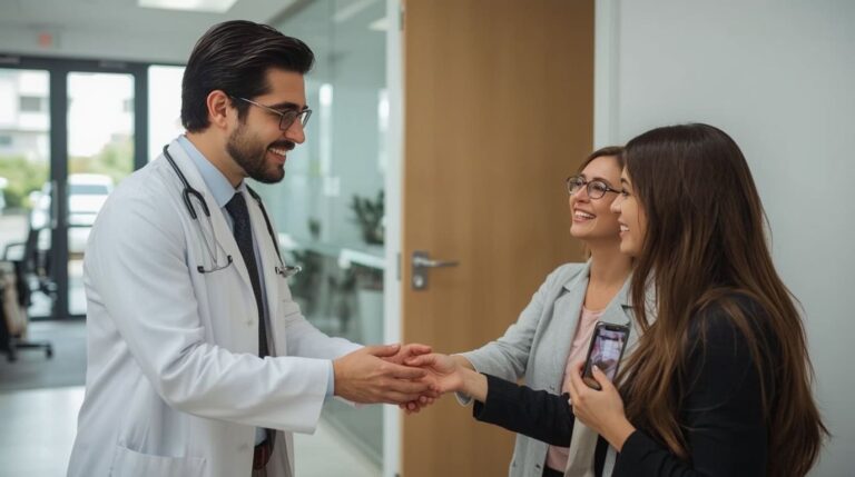 Terapeuta ocupacional atendendo paciente